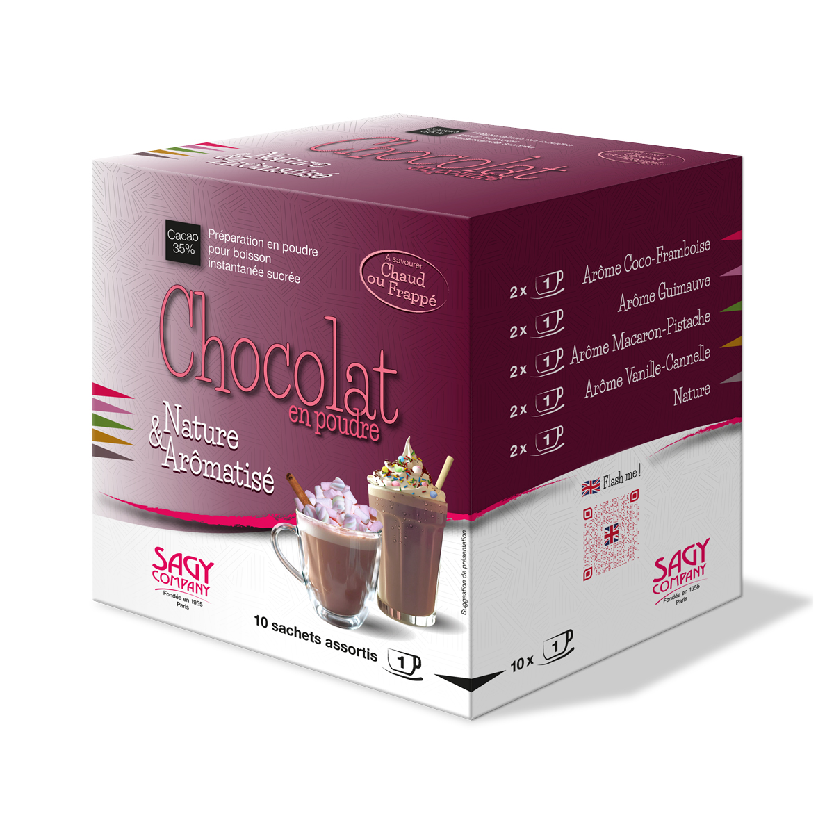Flavored chocolate powder SAGY